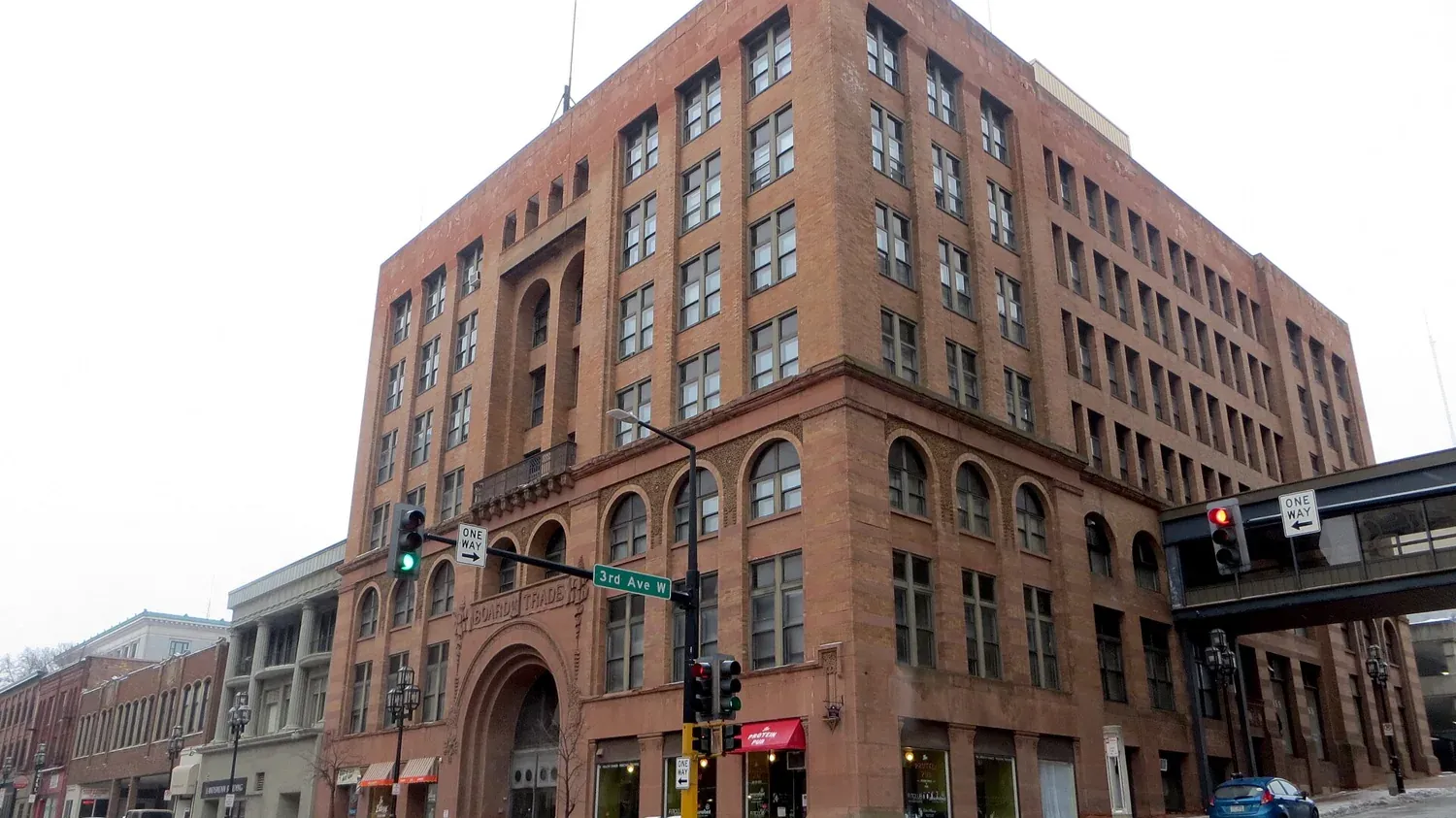 Historic Board of Trade Building on West 1st Street, our block in downtown Duluth
